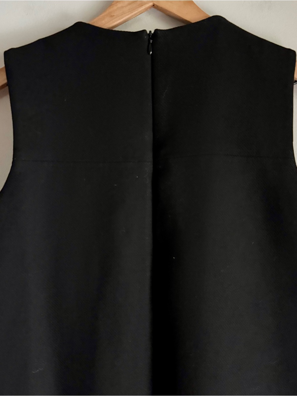 H&M Sleeveless Pocket Front Woven Black Dress Size Small - Picture 7 of 7